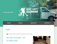 Tablet Screenshot of glorycarpetcleaning.com